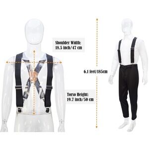 Welkinland Clip-on Work Suspenders